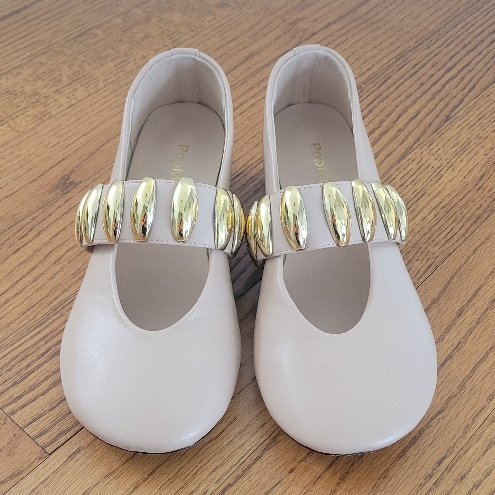 Mary Jane Low Chunky Heels